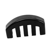 Set di sordini in gomma per violino, Sordina for violino nera 5,1x2,5x1,1 cm 4 pezzi