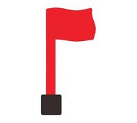 Set di sostituzione per cassetta postale rossa adesivi esterni su entrambi i lati fissare saldamente senza attrezzi o hardware per metallo legno facile installare bandiera cassetta postale