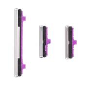 Set di sostituzione pulsante laterale per Samsung Galaxy S10 & S10+ Plus Pulsante di accensione e pulsanti del volume G973 G975 (grigio) (argento)