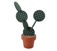 Set di sottobicchieri a forma di cactus, sottobicchieri originali da 6 pezzi con supporto a forma di vaso di fiori, sottobicchieri divertenti fai-da-te antiscivolo per la casa