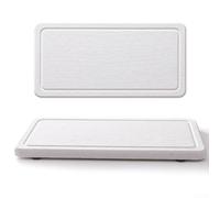 Set di sottobicchieri assorbenti in diatomite, ad asciugatura rapida, per drenaggio del lavello, vassoio per asciugatura del piano di lavoro in terra di diatomee naturale (A-20 x 10 cm)