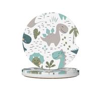 Set di sottobicchieri in ceramica da 6,5 cm, adatti per portabicchieri