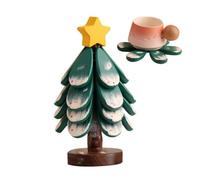 Set di sottobicchieri in legno per alberi, set di sottobicchieri per alberi | Albero di Natale Sottopentola Presina per Hot Pot Pan Bowl Tazza Tazza Piatti Casa Cucina Soggiorno A