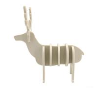 Set di sottobicchieri in silicone resistente al calore, 6 mm di spessore, con motivo alce, antiscivolo, per casa, bar e cucina, in diversi colori (beige)