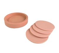 Set di sottobicchieri Porter Green Ciss in silicone alimentare, versatili e lava