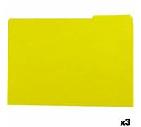 Set di sottocartelle Elba Giallo A4 50 Pezzi [3 Unità]