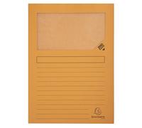 Set di sottocartelle Exacompta Forever Arancio A4 Finestra trasparente 100 Pe