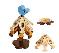 Set di sottopentola a forma di albero, in piedi come un albero di Natale, tappetino resistente al calore, accessorio decorativo da cucina for ciotole, teiere, bevande, piatti e stoviglie.(Blue)