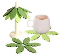 Set di sottopentola a forma di albero | Sottopentola in silicone per pentole calde, tappetini in silicone , accessori decorativi per cucina, bancone da cucina, tavolo con pentole e piatti
