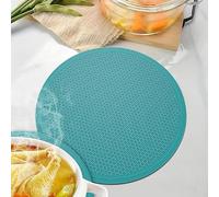 Set di sottopentola in silicone per piatti caldi, 1 confezione da 1 presine resistenti al calore, per banconi da cucina, tavolo, elementi essenziali per la casa, antimacchia, tappetini per piatti