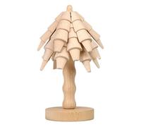 Set di sottopentola per albero in legno, sottopentola per albero - Sottobicchieri in legno resistenti al calore per albero di Natale, vassoi da cucina leggeri, 3 tappetini riscaldanti, ens
