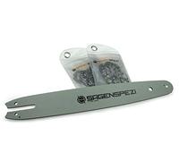 Set di spada da 25 cm con 2 catene a scalpello 1/4" PM 56TG 1,1 mm adatto per Stihl MS193 MS 193