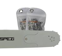 Set di spada da 90 cm Solid Drive con 2 catene a scalpello 3/8" 115 TG 1,6 mm adatto per Husqvarna 575XP