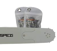 Set di spada Solid Drive da 75 cm, con 2 catene a scalpello, 3/8", 98TG, 1,6 mm, adatto per Stihl MS362