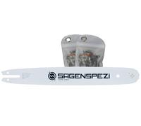 Set di spade Drive da 45 cm, con 2 catene a scalpello, .325", 68TG, 1,6 mm, adatto per Stihl 021, 023, 025, MS200, MS210, MS230, MS231, MS241, MS250, MS251