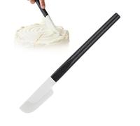 Set di spatole da cucina con manico in legno, spatole in silicone lunghe resistenti al calore, strumenti da forno per mescolare pane, torte, burro, marmellata, ideale per casa, appartamento