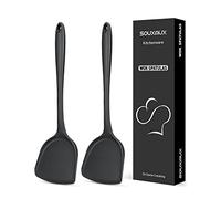 Set di spatole in silicone per wok per pentole antiaderenti, senza BPA, senza cuciture, resistenti al calore, SouxMux, uova e pancake, hamburger