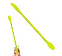 Set di spatole in silicone - raschietto in silicone & Spoon Spatulas | Frullatore e strumento flessibile su entrambi i lati, utensili da forno per dessert, trucco, cura della pelle, di cera per