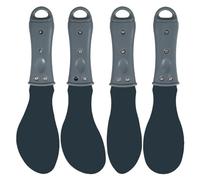 Set di spatole per calafataggio 4 pezzi - Strumento di finitura per calafataggio per fai da te e ingegneria | Applicatore per lisciatura dei metalli per mastice, malta e sigillante | Ideale per vetro,