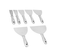 Set di Spatole per Stucco, Raschietto per Vernice in Acciaio Inossidabile con Coltello per Cartongesso da 7 Pezzi, Dimensioni 1,5-8 Pollici, per Riparare Cartongesso, Rimuovere
