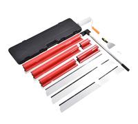 Set Di Spatole Per Superfici, Utensile A Spatola (20 Cm, 40 Cm, 60 Cm, 80 Cm, 100 Cm) E Asta Telescopica Da 86 Cm A 270 Cm, Utensile A Spatola In Valigetta Con Ergonomia Per Ampie Aree Di Lavoro