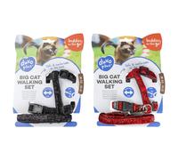 Set Di Spazio Per Gatti Duvo+ Glitter Grande, Regolabile 30-50 Cm, Nylon 12 Mm