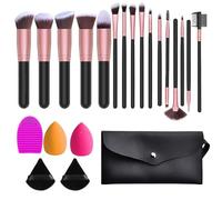 Set Di Spazzole Cosmetiche: Spazzole Cosmetiche Da Viaggio Setole, Kit Di Spugne Per Strumenti Di Trucco 20 Pezzi | Confezione Di Pennello Per Il Trucco Tutto In 1, Strumento Per Il Trucco