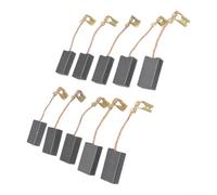 Set di spazzole di carbone 10 pezzi per riparazione smerigliatrice angolare | Fix motori intermittenti, per ripristinare la frenata elettrica, compatibile con GBH5-40D, confezione da 10 pezzi, nero e oro