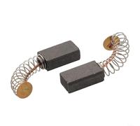 Set di spazzole di carbone da 14 mm, con cavo e molla, 20 pezzi | Materiale durevole, ad alta resistenza, include cavo e molla, confezione da 20, colore nero
