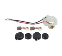 Set di spazzole di carbone per trapano CB430 BGA450 BGA452 con 2 spazzole di carbone, 2 coperture porta spazzole e portaspazzole compatibile con BJS160 BJS161 parti 638921 2 e 638448 2