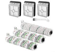 Set di spazzole di ricambio e filtro per Bissell per CROSSWAVE per X7 Pet Pro 3011/3055/3277/3279 3276A, rullo in microfibra in nylon con efficienza H12, strumento di pulizia per tappeti per animali