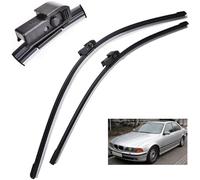 Set di spazzole e Bracci tergicristallo Posteriori Adatti per BMW Serie 5 E39 525i 528i 530i 540i M5 da 26 Pollici + 22 Pollici, Sostituzione del Gruppo tergicristallo.