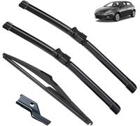 Set di spazzole e Bracci tergicristallo Posteriori Adatti per Fiat Bravo 2 II Fiat Ritmo 2007-2016 24 Pollici + 18 Pollici + 12 Pollici, Sostituzione del Gruppo tergicristallo.