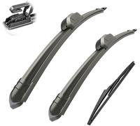 Set di spazzole e Bracci tergicristallo Posteriori Adatti per Hyundai Tucson MK2 ix35 2010-2015, 24 Pollici + 16 Pollici + 12 Pollici, Sostituzione del Gruppo tergicristallo.