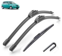 Set di spazzole e Bracci tergicristallo Posteriori Adatti per Mazda 2 Demio DY 2002-2007 24 Pollici + 16 Pollici + 14 Pollici, Sostituzione del Gruppo tergicristallo.