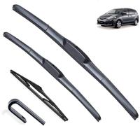 Set di spazzole e Bracci tergicristallo Posteriori Adatti per Mazda 5 Premacy MK2 MK3 MPV 2005-2017 26 Pollici + 16 Pollici + 12 Pollici, Sostituzione del Gruppo tergicristallo.