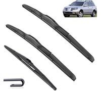 Set di spazzole e Bracci tergicristallo Posteriori Adatti per Mitsubishi Outlander MK1 2003-2007 22 Pollici + 19 Pollici + 14 Pollici, Sostituzione del Gruppo tergicristallo.