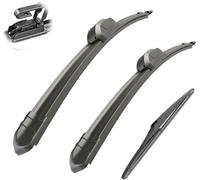 Set di spazzole e Bracci tergicristallo Posteriori Adatti per Nissan X-Trail T32 Rogue 2 2014-2020, 26 Pollici + 17 Pollici + 12 Pollici, Sostituzione del Gruppo tergicristallo.