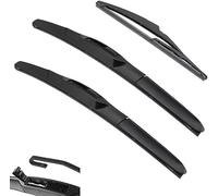 Set di spazzole e Bracci tergicristallo Posteriori Adatti per Suzuki Swift 2 Hatchback 2010-2017 AZG GTI 21in+18in+10in, Sostituzione del Gruppo tergicristallo.
