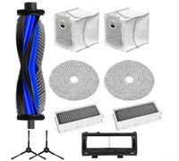 Set di spazzole e filtro, set di parti di ricambio per ECOVACS per deebot per mini robot aspirapolvere, spazzola principale spazzola laterale panno mocio sacchetto polvere piastra di copertura del