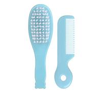 Set di spazzole e pettini morbidi con setole fini, per massaggio del corpo del bambino, vasca da bagno lenitiva, attrezzatura da viaggio morbida per vasca da bagno