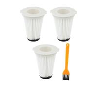 Set di spazzole for filtri da 3 pezzi, compatibile con Einhell, TE-SV 18 Li | Set di filtri di ricambio con spazzola for la pulizia: misura perfetta, cattura la polvere, installazione fai da te.