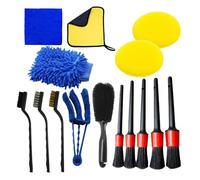 Set Di Spazzole For La Pulizia Dell'auto, Il Kit Definitivo For La Pulizia Delle Fessure Delle Prese D'aria, La Manutenzione E La Pulizia Delle Prese D'aria Dell'auto.
