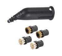 Set di spazzole for ugelli for pulitori a vapore N98R, compatibili con Karcher SC1 SC2 SC3 SC4 SC5, accessori di ricambio, spazzole rotonde for pulitori a vapore