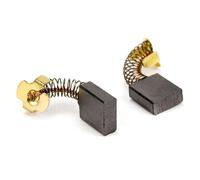 Set di spazzole in carbonio di grafite 7x17x18mm for martello elettrico e smerigliatrice angolare, 2 pezzi di ricambio for utensili elettrici