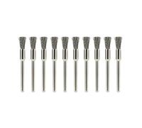 Set di spazzole in filo d'acciaio con gambo da 3,0 mm for utensili rotanti, utensili for lucidatura di metalli, spazzole for utensili abrasivi, 10 pezzi, 20 pezzi(10pcs)