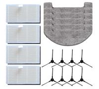 Set di spazzole laterali con filtro HEPA e panni per mocio, progettato specificamente per aspirapolvere robot MONSGA MS1 MAX