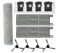 Set di spazzole laterali con filtro robusto per Mova Z5 Z5 Pro Z50 Ultra Z50 a Clean Living Space (A)
