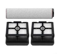 Set di spazzole laterali e filtro HEPA per aspirapolvere Dreame H15 per Pro Heat HHR48A, modelli Wet and Dry con setole in nylon (A)