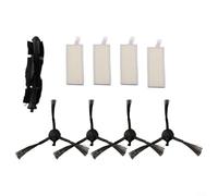 Set di spazzole laterali per filtri principali compatibili con aspirapolvere robot EZVIZ RE4 RE4 Plus RE5 RE5 Plus, progettato per mantenere un'efficienza di pulizia ottimale